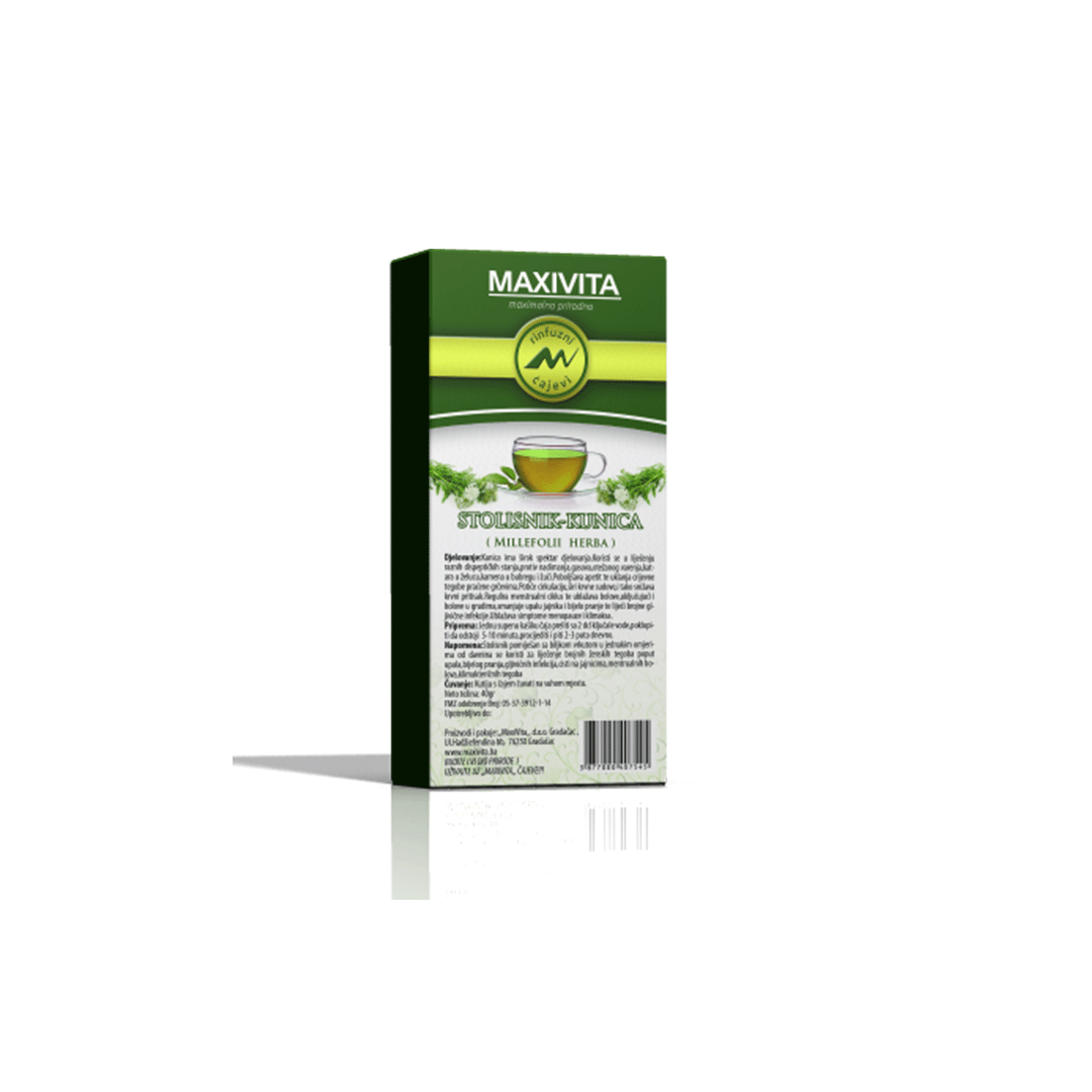 MAXIVITA ČAJ STOLISNIK – KUNICA 40G - Slika 2