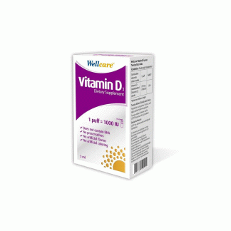 WELLCARE VITAMIN D3 SPREJ 1000IU 5ML