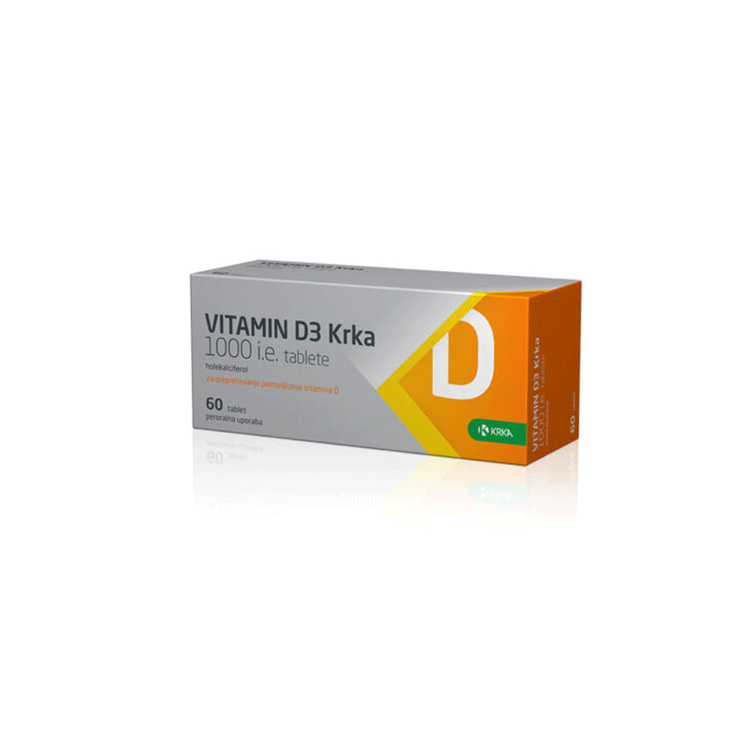 VITAMIN D3 KRKA 60X1000 I.J. - Slika 2