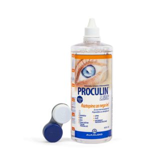 PROCULIN LENS RASTVOR ZA SOČIVA 400ml, Putno pakovanje sa poklonom i kutijom za čuvanje sočiva