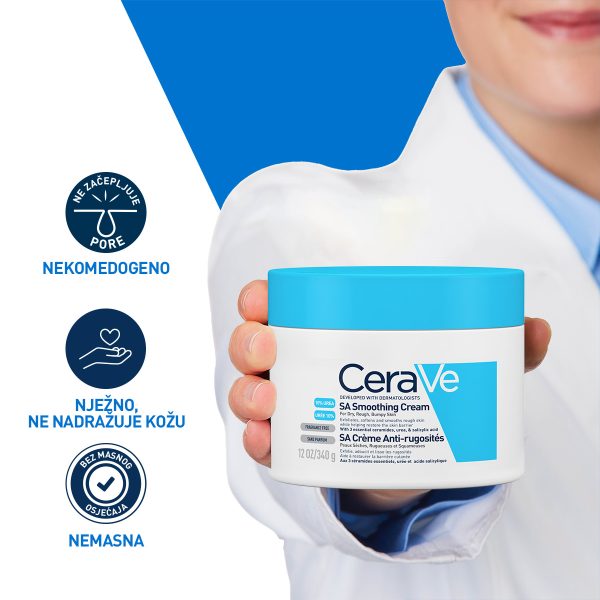 CeraVe SA krema za zaglađivanje suhe i grube kože, 340 g - Slika 4