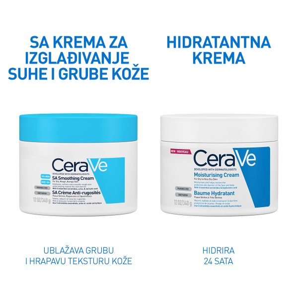 CeraVe SA krema za zaglađivanje suhe i grube kože, 340 g - Slika 7