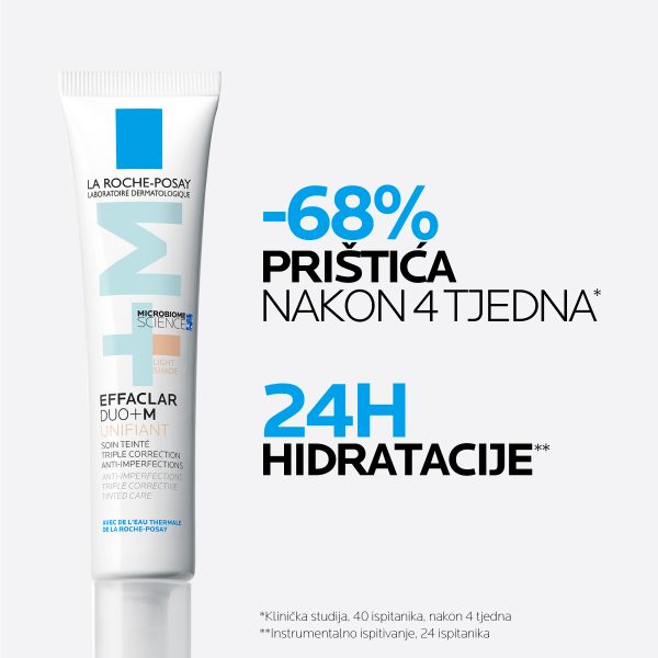 La Roche-Posay Effaclar Duo+M Tonirana njega – Light, 40 ml - Slika 4
