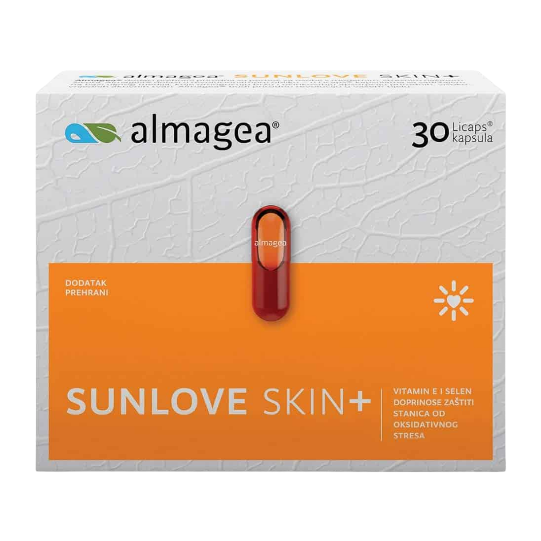 Almagea SunLove Skin 30 kapsula – dodatak prehrani za pripremu kože za sunce - Slika 2