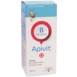 APIPHARMA Apivit B complex 100ml, Tekući dodatak prehani s medom i vitaminima za djecu i odrasle