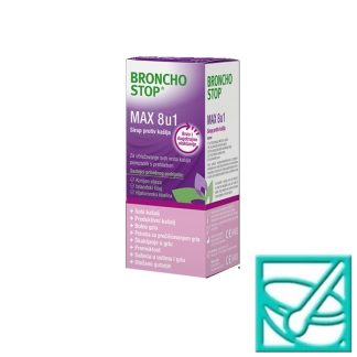 BRONCHOSTOP MAX 8u1 sirup 120ml