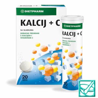 DIETPHARM KALCIJ + C effer a 20