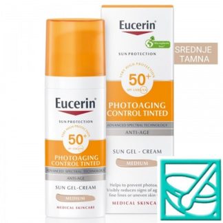 EUCERIN SUN 69775 PHOTOAGING CONTROL krema ton. SPF50+ TAMNA