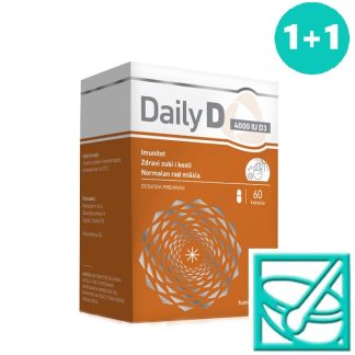 HAMAPHARM DAILY D caps 4000IU a60 1+1