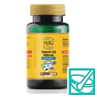 HUG VITAMIN D3 NATURAL COMPLEX caps a60