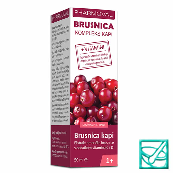 PHARMOVAL BRUSNICA complex kapi 50ml - Slika 2
