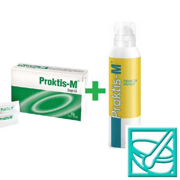 PROKTIS-M čepići 10x2mg+pjena 150ml - Slika 2