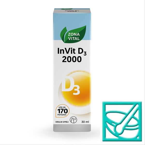 ZONA VITAL INVIT D3 2000 oralni sprej 30ml