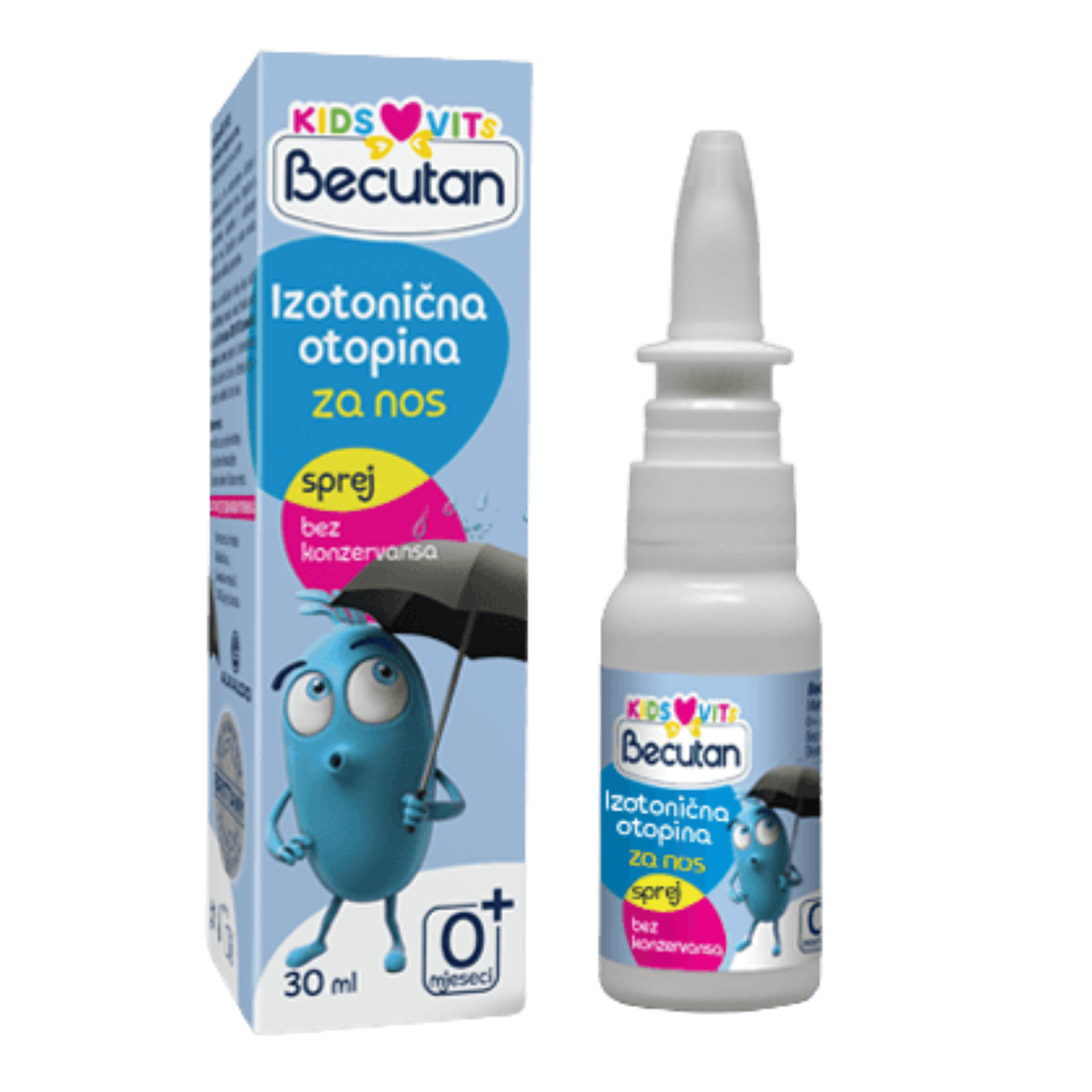 Becutan KIDS VITS izotonična otopina za nos, 30ml - Slika 2