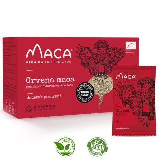 CRVENA AKTIVIRANA MACA PRAH 30 VREĆICA , BIOANDINA
