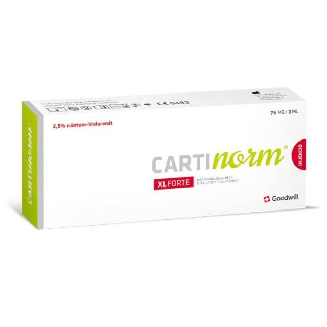 GOODWILL CARTINORM XL Forte 75mg/3ml, Hijaluronske injekcije za neoperativno liječenje i čuvanje bolnih zglobova - Slika 2