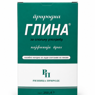 ZELENA GLINA Prirodna glina za spoljnu upotrebu ZELENA GLINA