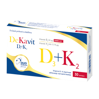 DeKavit D3+K2, 30 kapsula