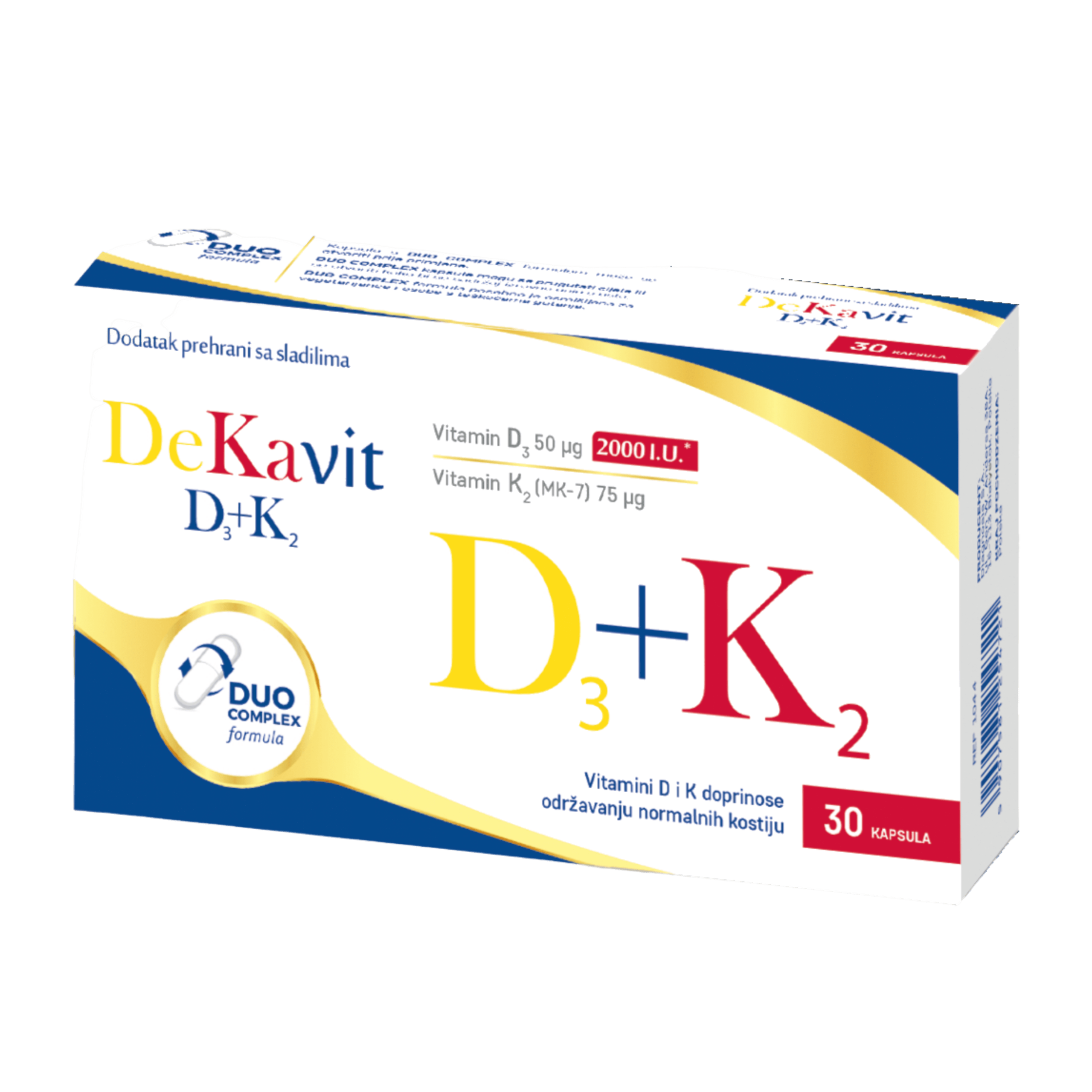 DeKavit D3+K2, 30 kapsula