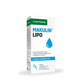Dietpharm Makulin Lipo kapi za oči, 10 ml