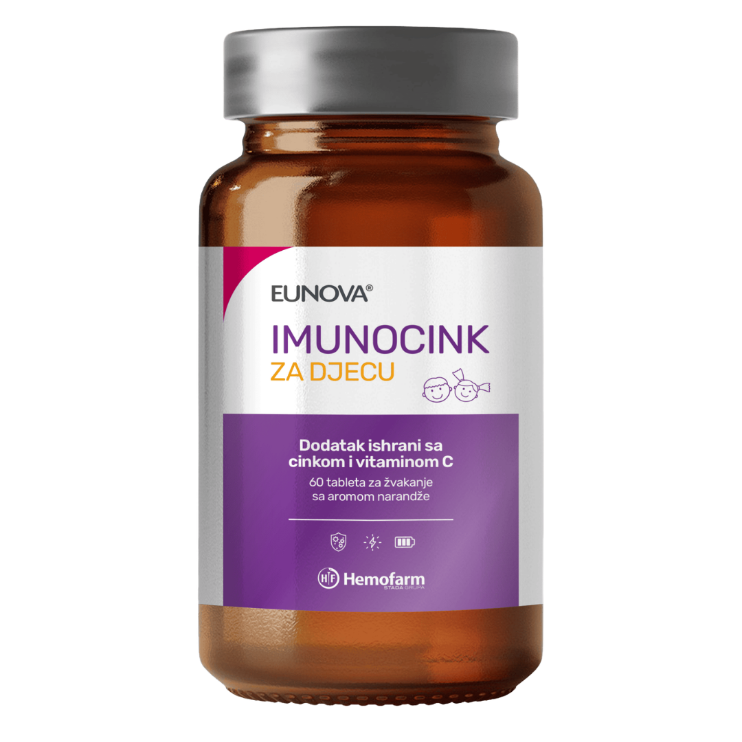 EUNOVA ImunoCink za djecu 60 tableta za žvakanje - Slika 2