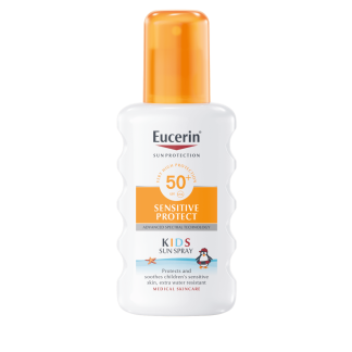 Eucerin Sensitive Protect Kids sprej za zaštitu dječje kože od sunca SPF 50+, 200 ml