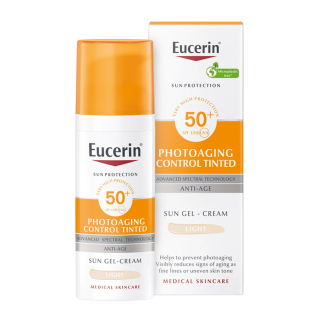 Eucerin Sun Photoaging Control tonirana krema SPF50+ Light – svijetla, 50 ml