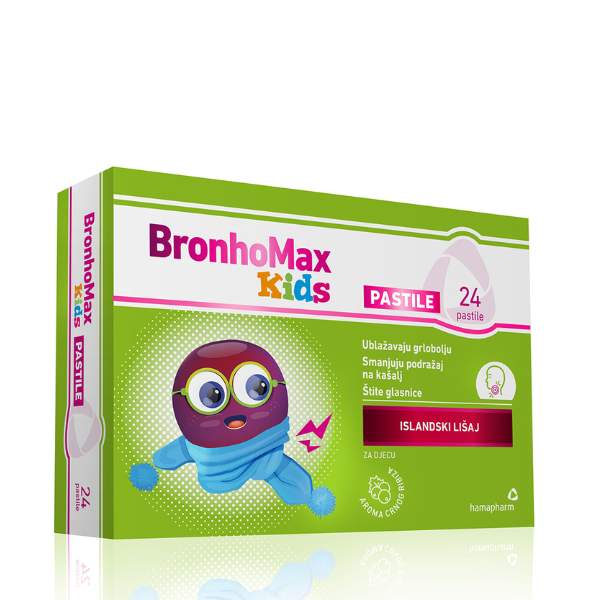 Hamapharm BronhoMax KIDS Pastile - Slika 2