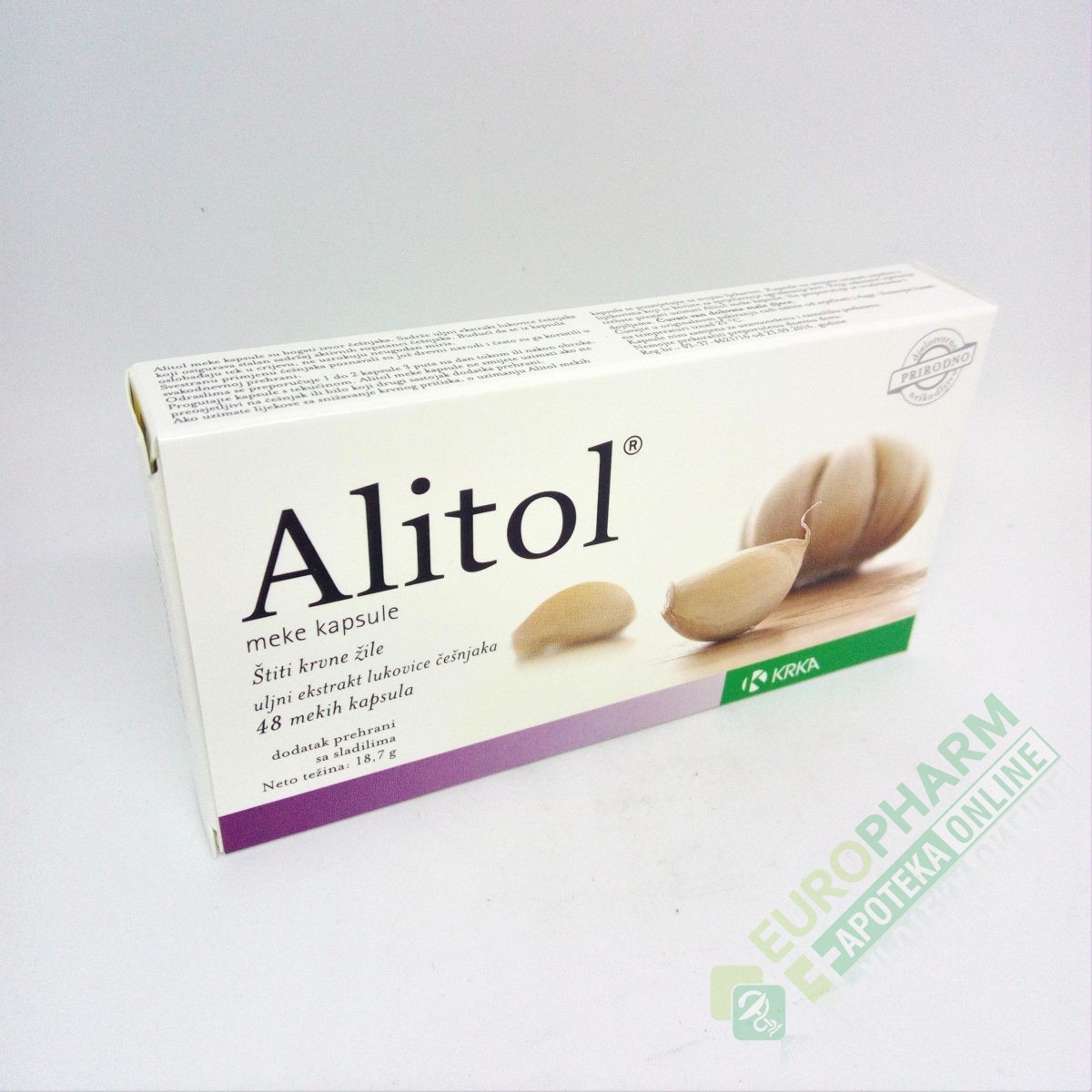 KRKA ALITOL® kapsule a 48, Dodatak prehrani za zaštitu krvnih žila - Slika 2