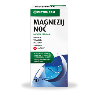 Magnezij Noć kapsule 40 kapsula