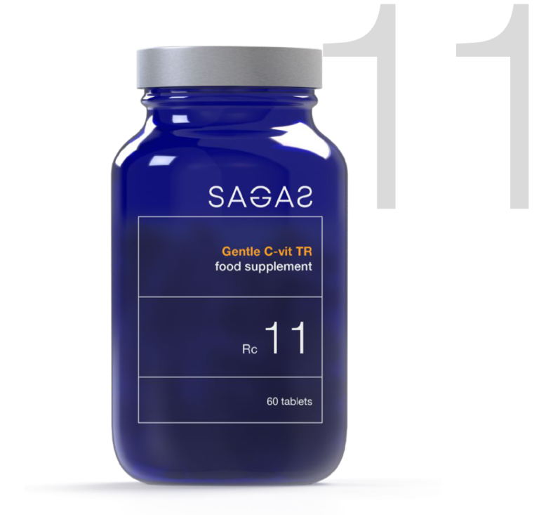 Sagas Rc 11 Gentle C-vit TR tablete a60 – Nekiseli oblik vitamina C za osjetljive želuce