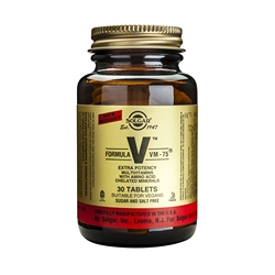 SOLGAR VM-75 FORMULA tbl a 30, Nagrađivana, potentna, dobro izbalansirana, multivitaminsko mineralna formulacija
