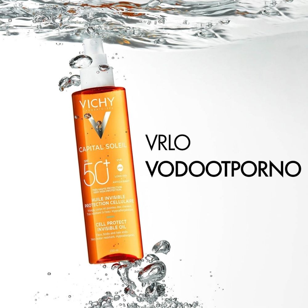 Vichy Capital Soleil Cell Protect ulje SPF50+, 200 ml - Slika 7