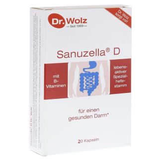 DR. WOLZ SANUZZELA D kapsule a20, Posebno razvijen preparat za očuvanje zdravlja crijeva.