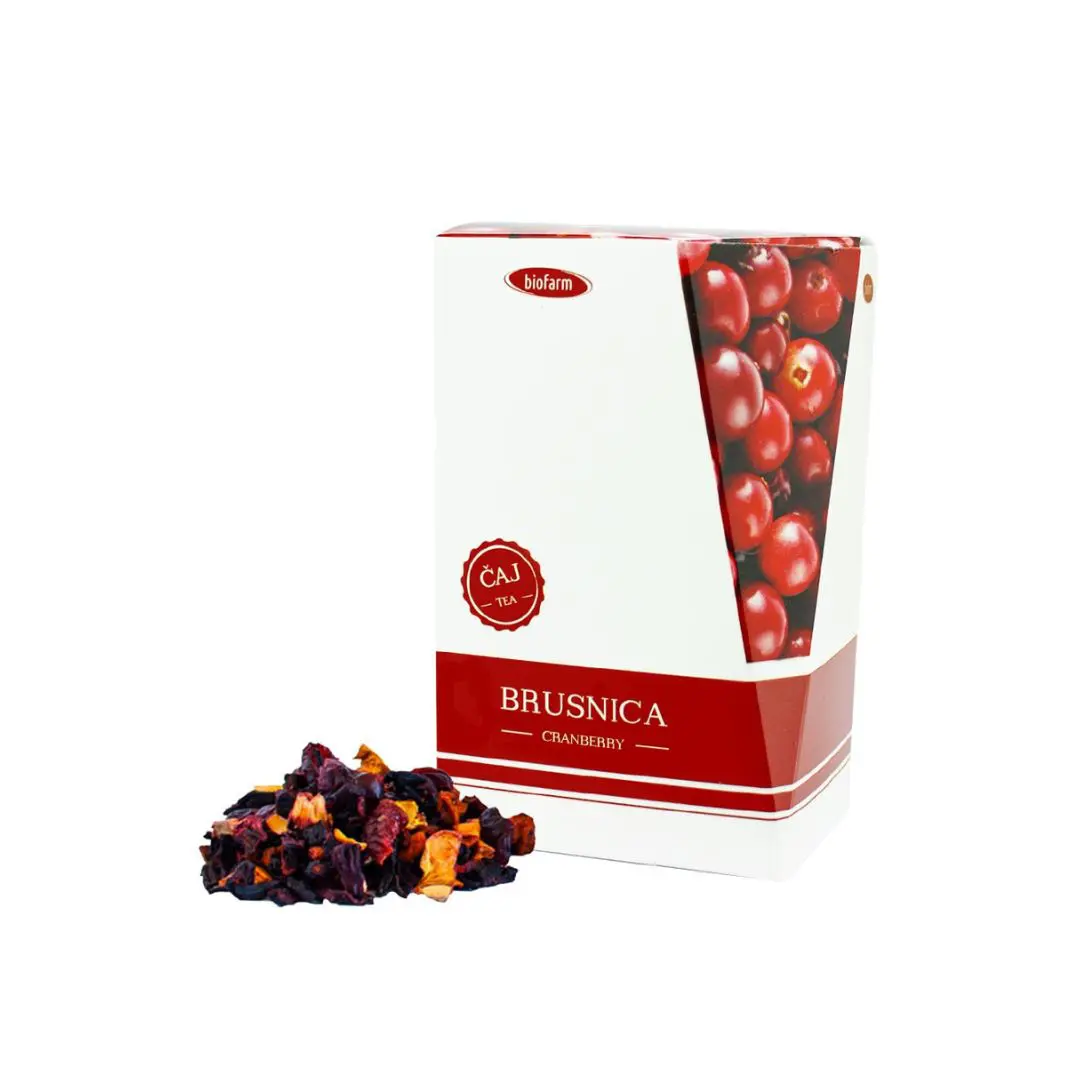 Biofarm Brusnica čaj 80 g - Slika 2