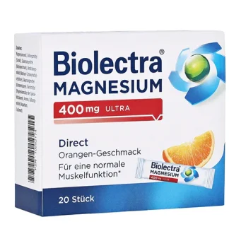 BIOLECTRA Magnezij Direkt 400 mg 20 Vrećica