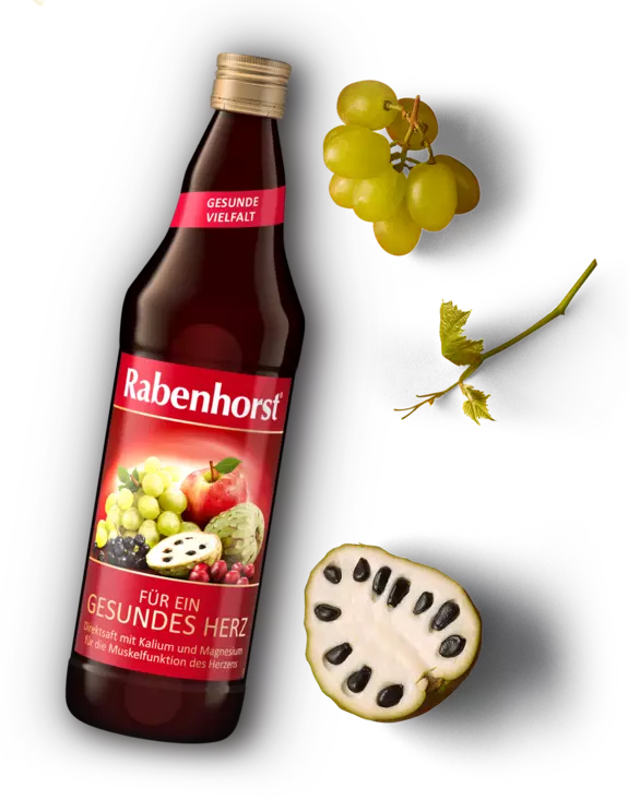 RABENHORST Sok sa kalijumom i magnezijumom 750ml, Za zdravo srce - Slika 2
