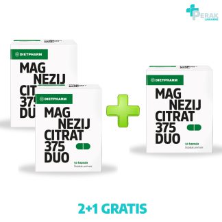 Dietpharm Magnezij Citrat 375 Duo 50 Kapsula 2+1 GRATIS