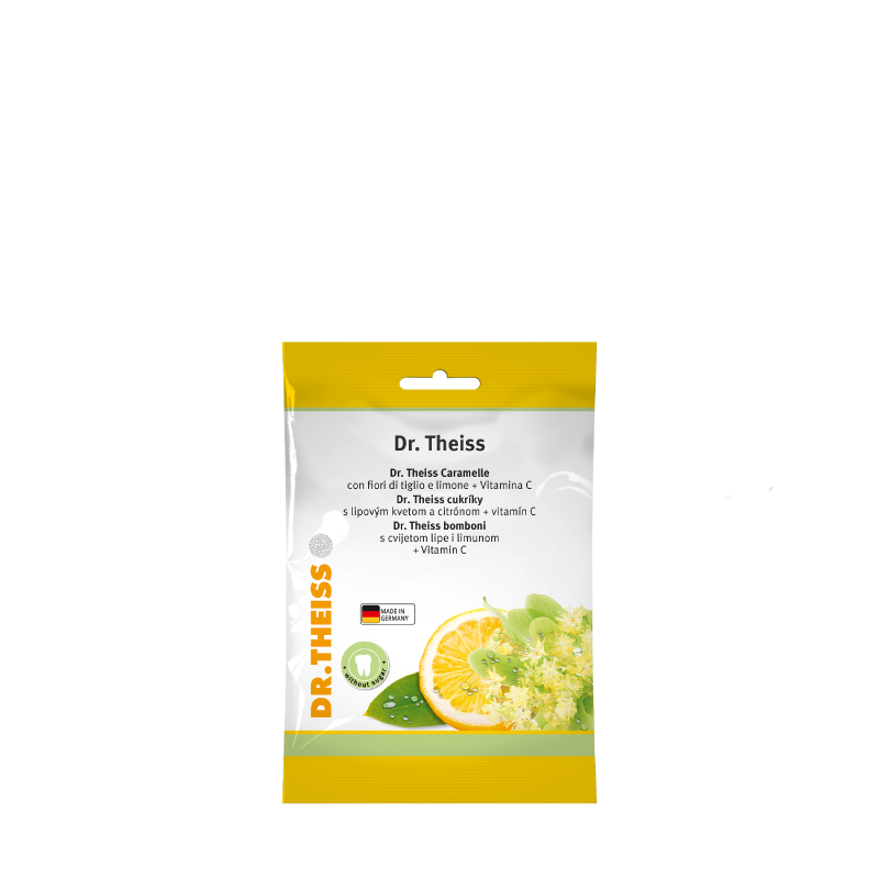 Dr. Theiss bomboni s cvijetom lipe i limunom + Vitamin C