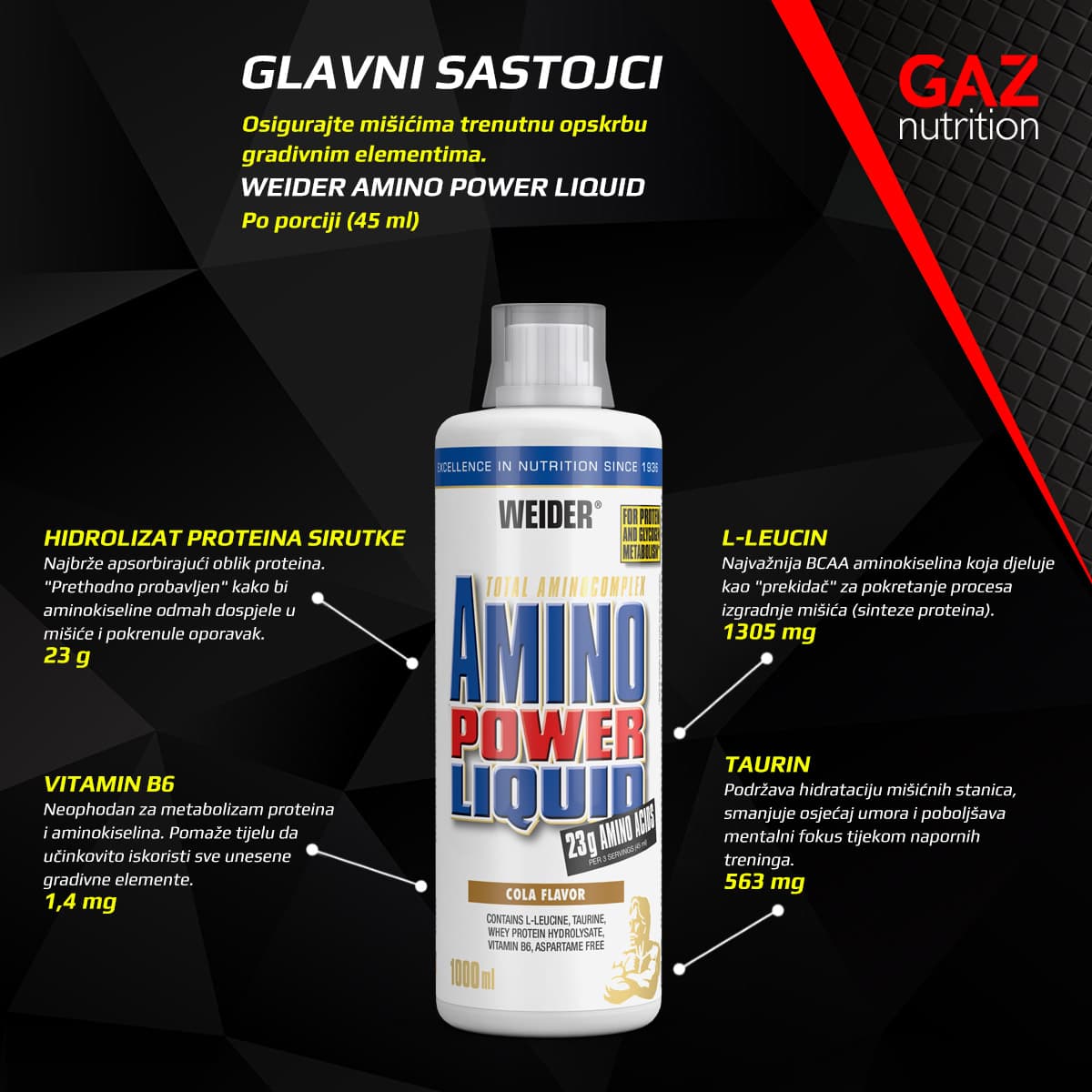 Weider Amino Power Liquid - Slika 6