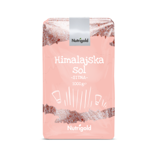 Nutrigold Himalajska sol sitno mljevena jodirana 1kg