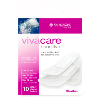 TOSAMA VIVACARE SENSITIVE FLASTERI a10,Raznih veličina, nježan, sterilan,hipoalergijski