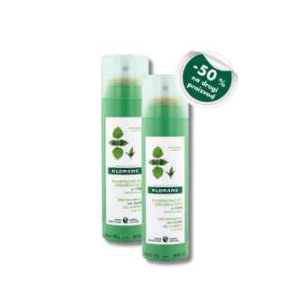 Klorane Suhi Šampon s Koprivom DUO – PROMO
