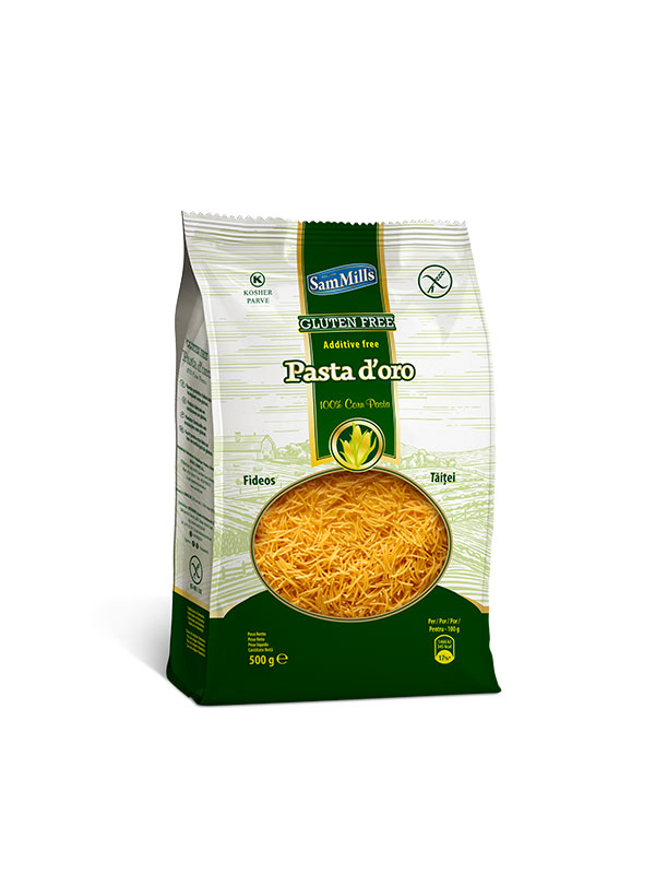 Kukuruzna tjestenina za juhu Bez glutena – Fideo 500g - Slika 2