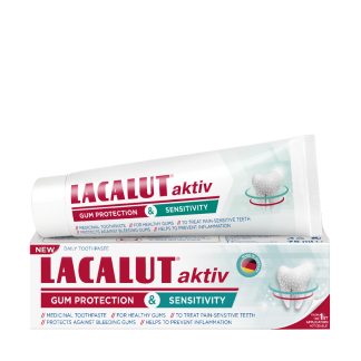 Lacalut zubna pasta aktiv gum protection & sensitivity