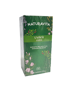 NATURAVITA UVIN H ČAJ filter vrećice a 20, Mješavina biljnog čaja