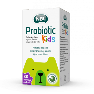 1+1 GRATIS, ROK 13.12.2025 NOBEL Probiotic Kids tablete za žvakanje a30