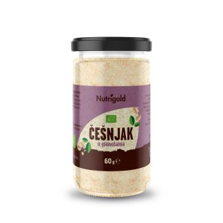 Nutrigold Češnjak u granulama Staklenka – Organski 60g