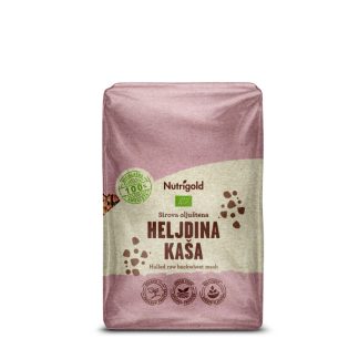 Nutrigold Heljdina kaša Sirova (oljuštena heljda) – Organska 500g