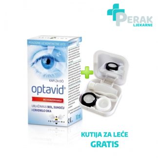 Apipharma Optavid Kapi za Oči 10ml + Kutija za Leće GRATIS